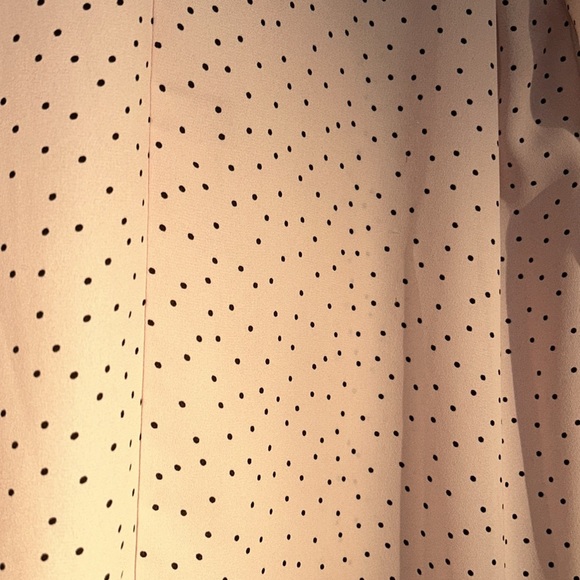 Rue21 women’s pink and black polka dot top - Picture 5 of 6